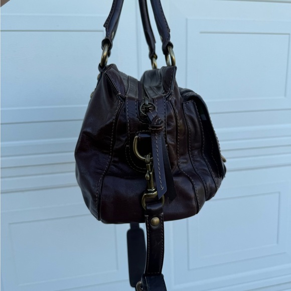 Coach Legacy Garcia Brown Leather Shoulder Bag No. E0893-12704 🤎 - Picture 2 of 8